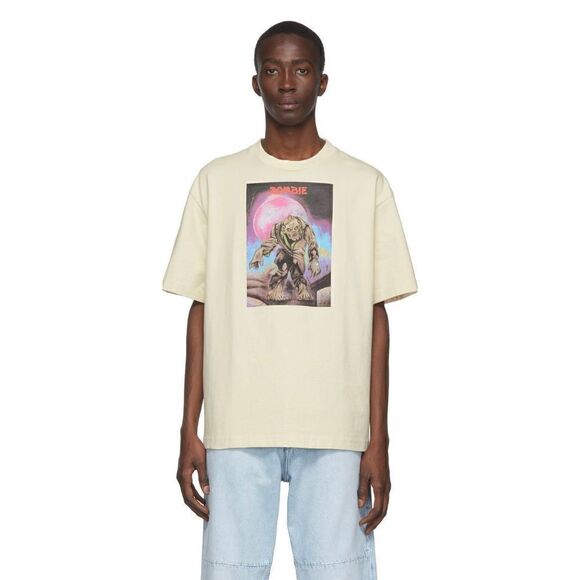 100% Authentic ACNE STUDIOS Beige Monster in My Pocket Edition 'Zombie' T-Shirt - Picture 2 of 14